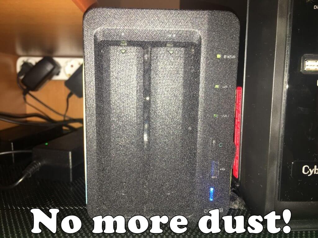 No more dust on synology nas 5