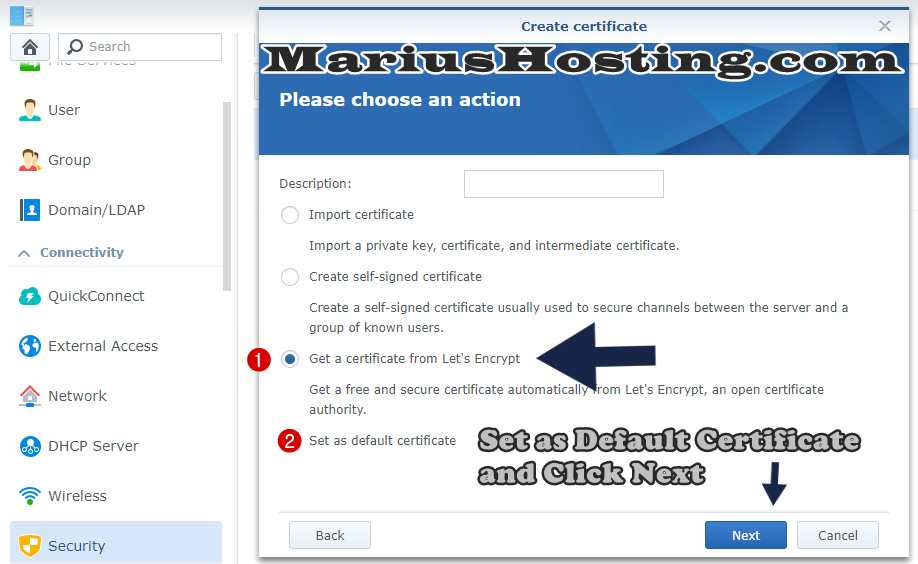 add certificate ssl step 3