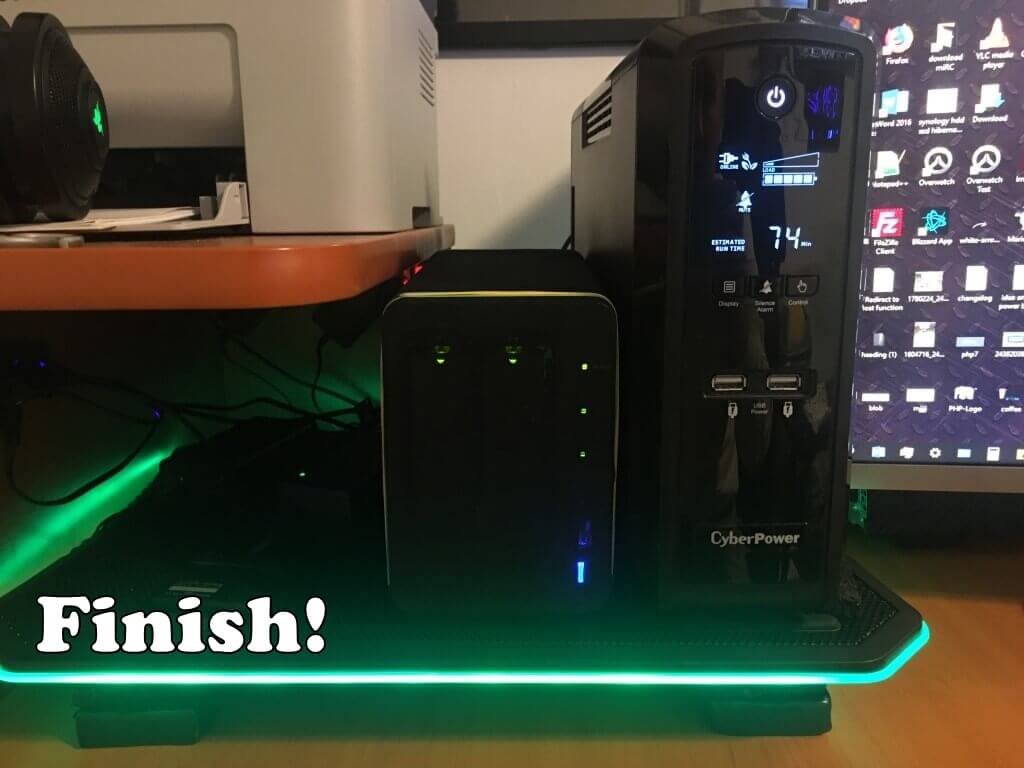 finish synology nas dust 6