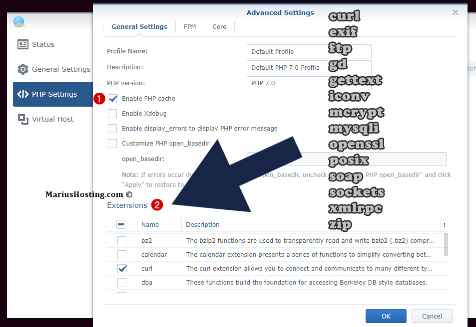 synology phpmyadmin url path