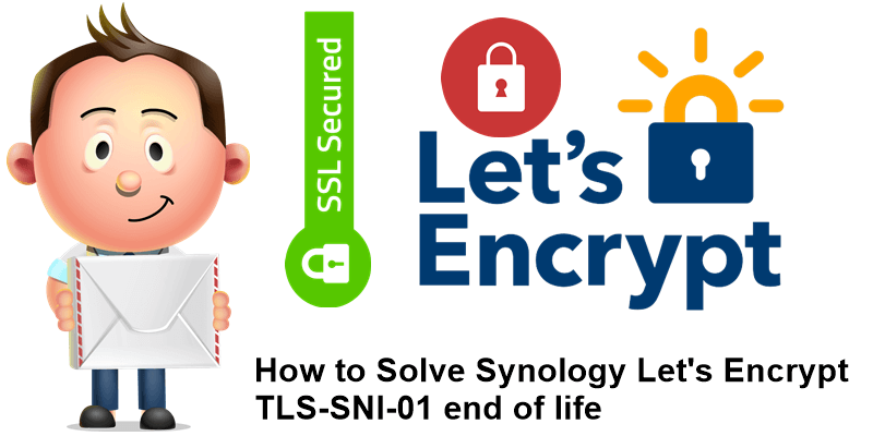 How to Solve Synology Let's Encrypt TLS-SNI-01 end of life
