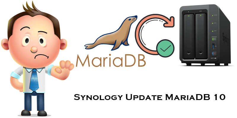 Synology-update-mariadB-10