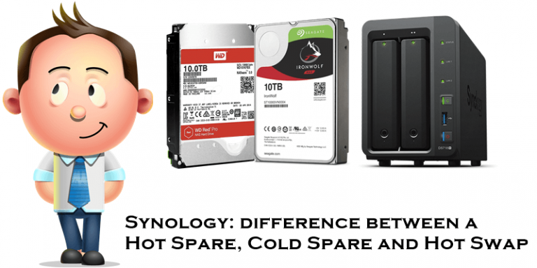 Synology: Difference Between a Hot Spare, Cold Spare and Hot Swap ...