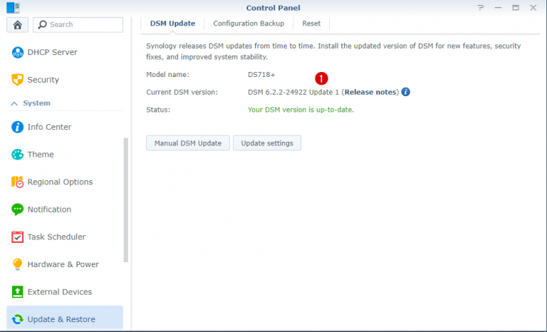 How To Force Manually Update On Synology NAS – Marius Hosting