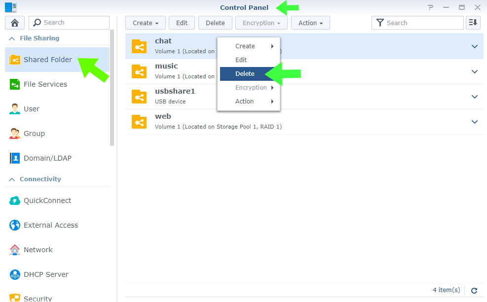 asset upnp cant add synology folder