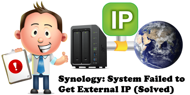 Synology System Failed to Get External IP (Solved)