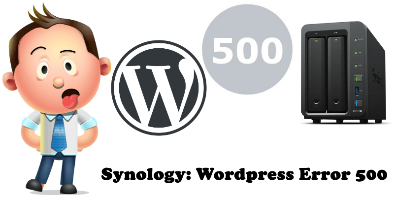 Synology WordPress Error 500