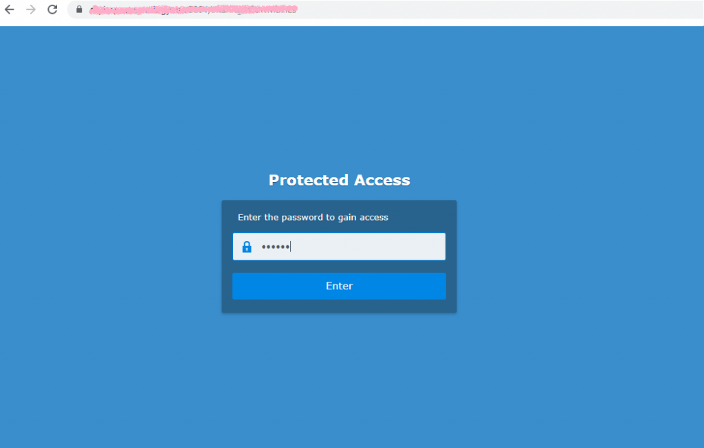 synology hidrive invalid password