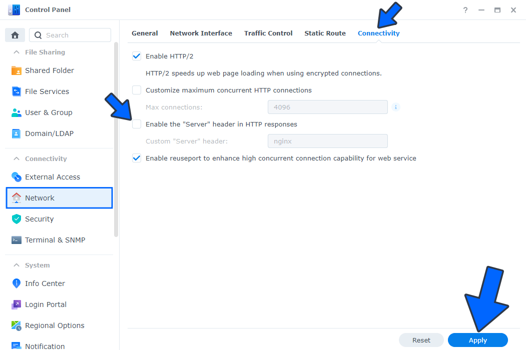 Synology Hide Nginx Server 1