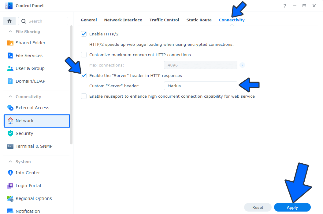 Synology Hide Nginx Server 2