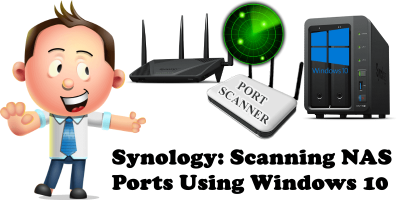 Synology Scanning NAS Ports Using Windows 10