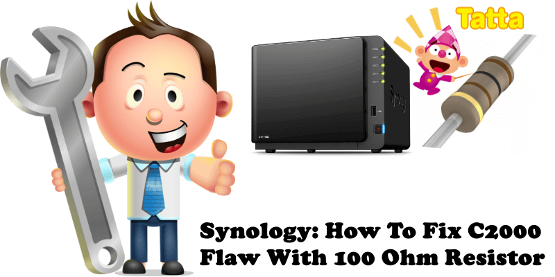 Synology How To Fix C2000 Flaw With 100 Ohm Resistor