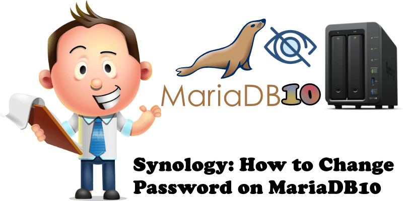 Synology How to Change Password on MariaDB10