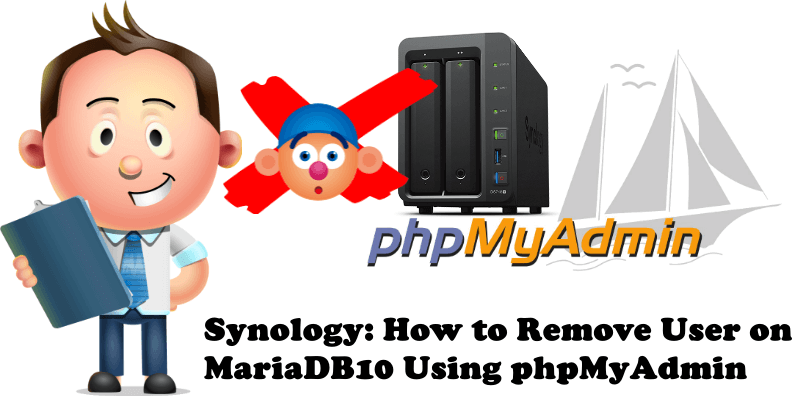 Synology How to Remove User on MariaDB 10 Using phpMyAdmin