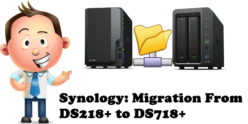 Synology Migration From DS218+ to DS718+