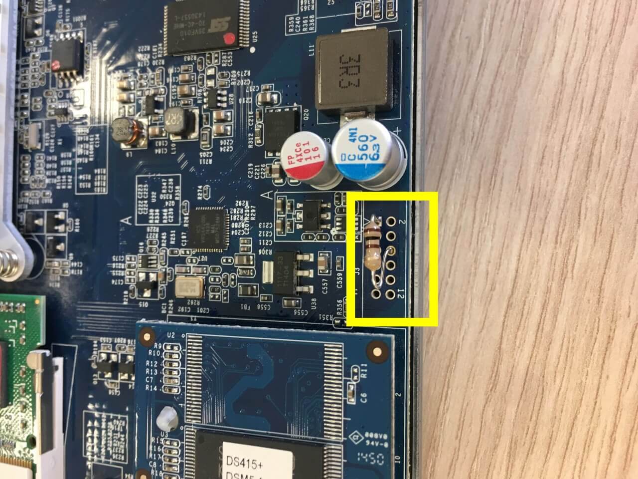 Synology change ohm resistor 1