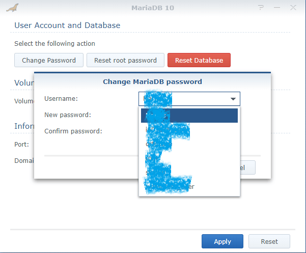 maria db10 passwords database