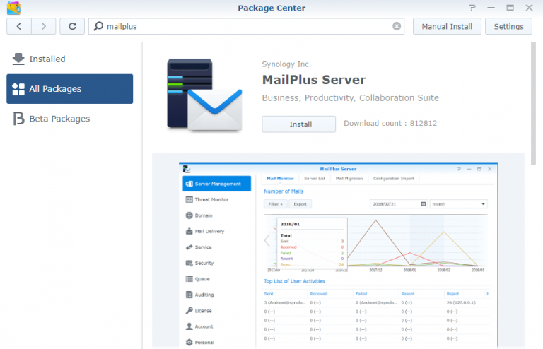 setting up devonthink to go with synology