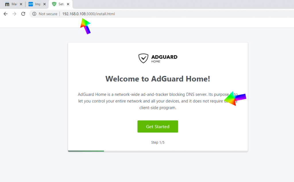 install adguard synology