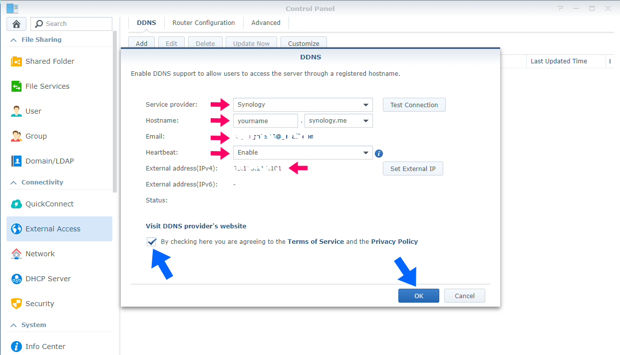 synology phpmyadmin url path