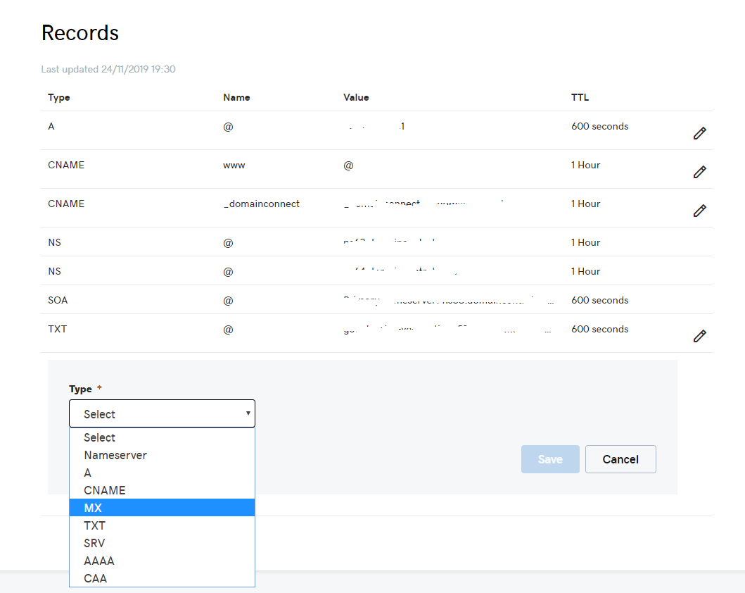 3 Godaddy Synology mail