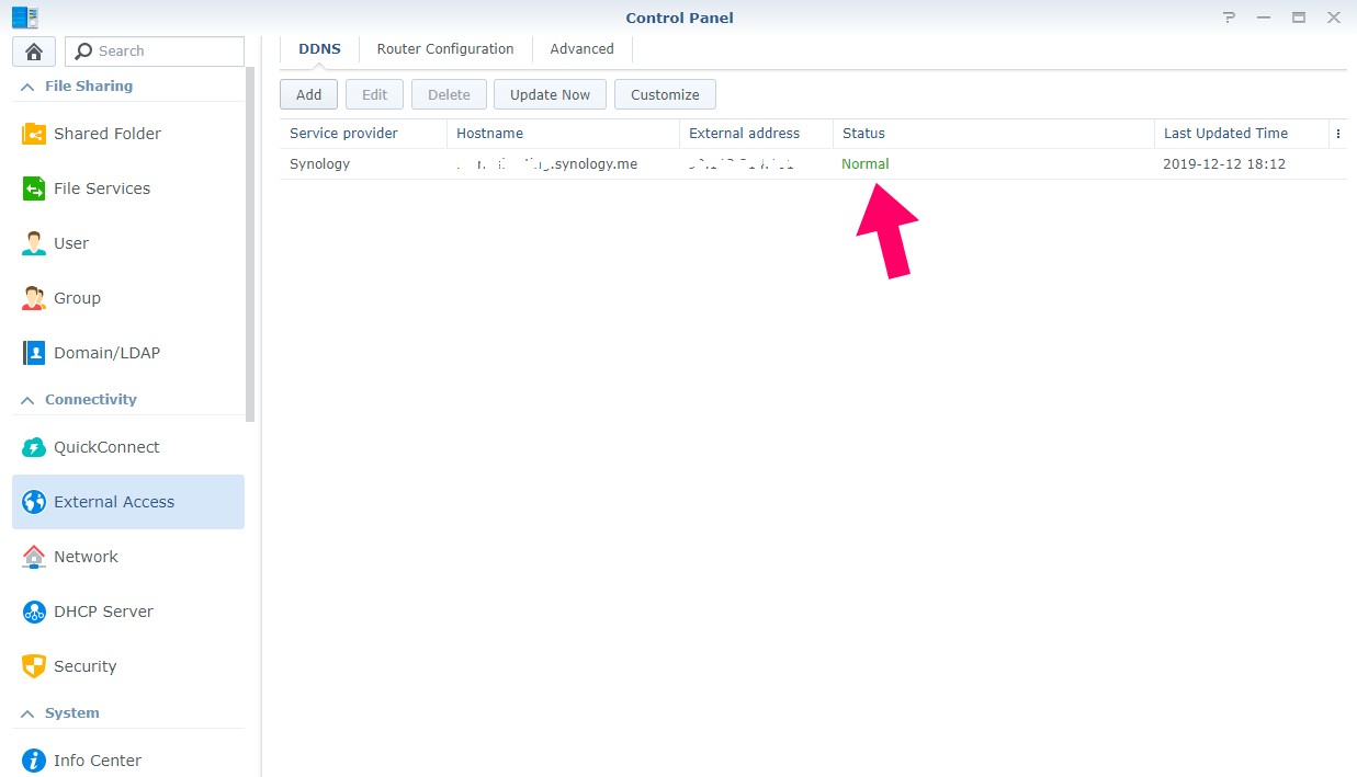 4 Synology Enable HTTPS