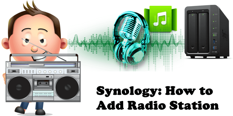 How to add radio station Synology