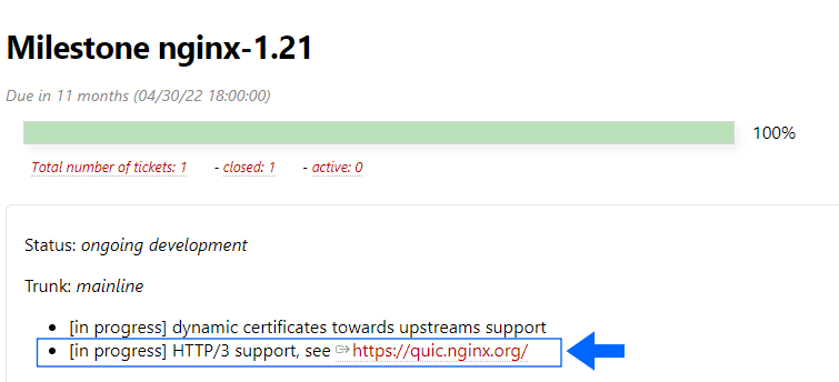 Nginx HTTP3 support
