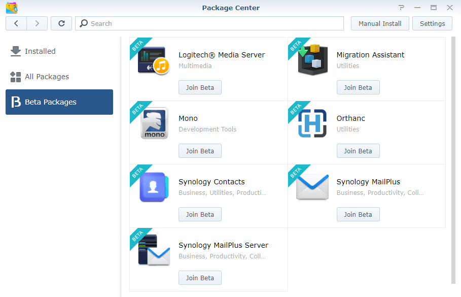 1 Synology Contacts