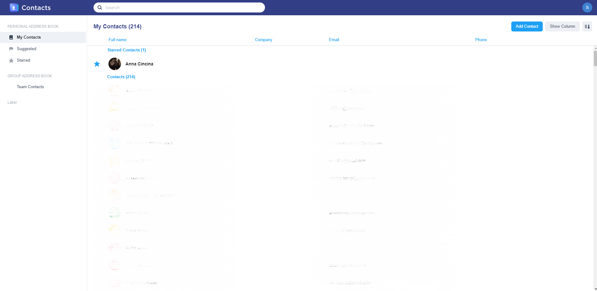 12 Synology Contacts