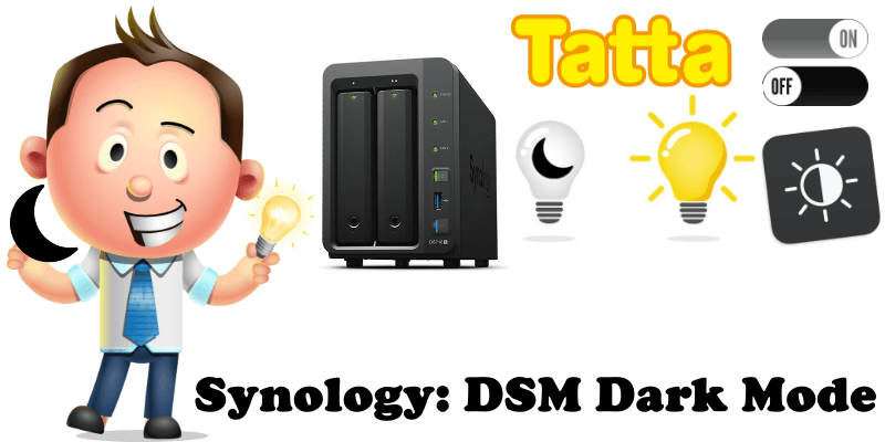 Synology DSM Dark Mode