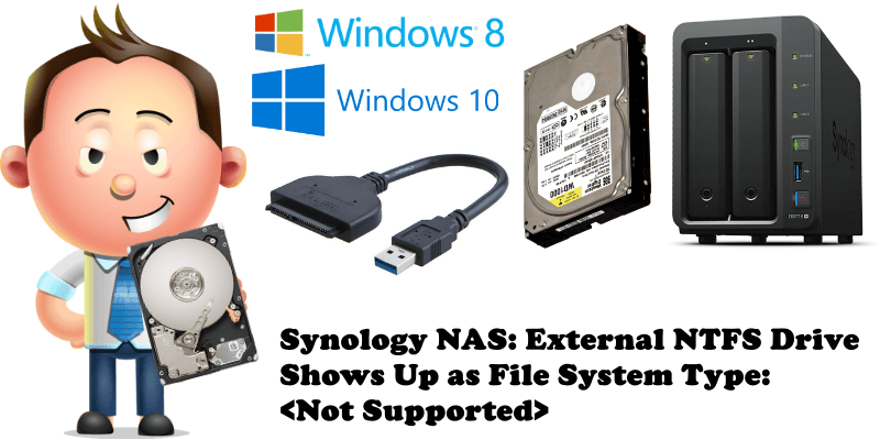 Synology NAS: External NTFS Drive Up as File System Type: Not Supported – Marius Hosting