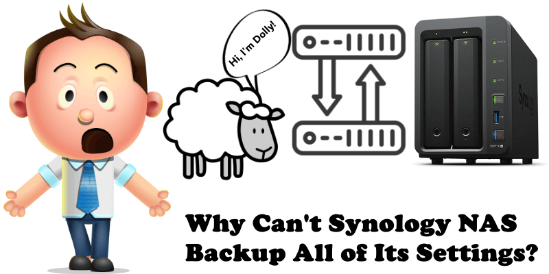 Why Can't Synology NAS Backup All of its Settings