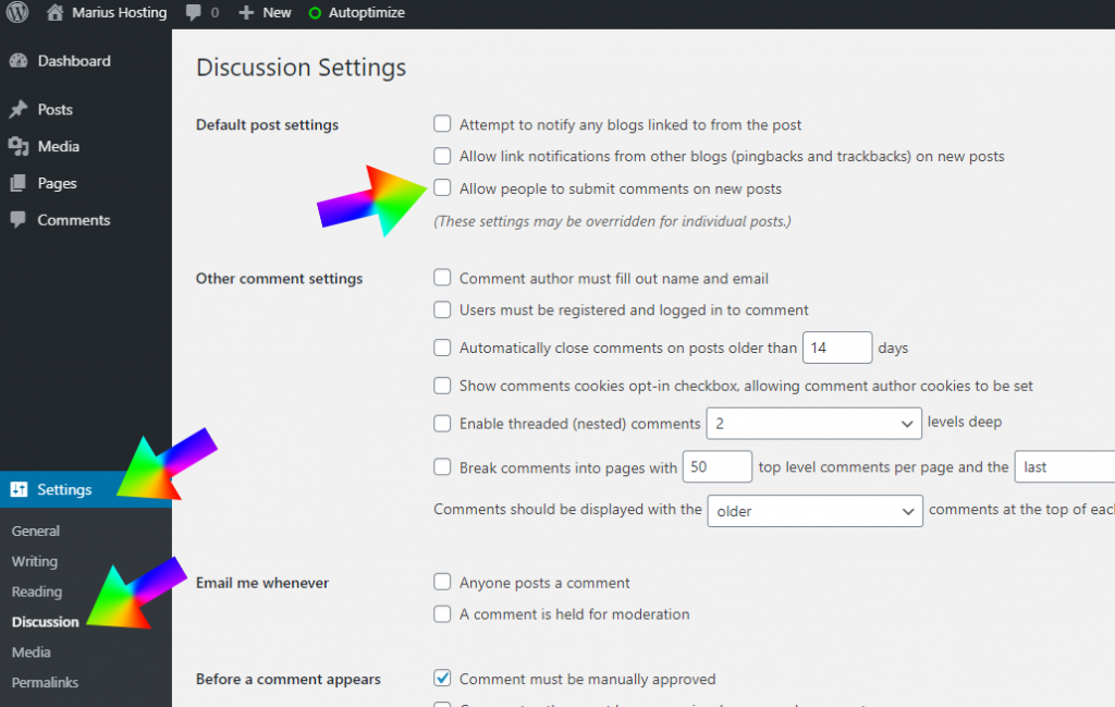 How to Disable Comments in WordPress – Marius Hosting