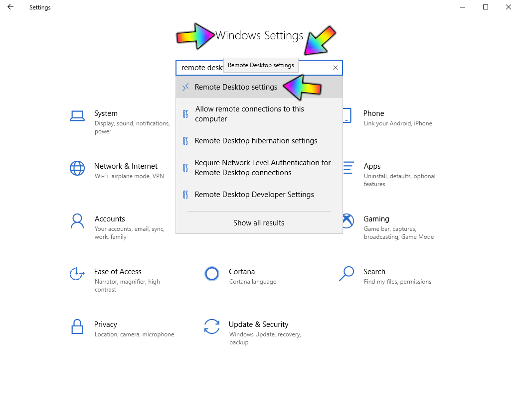 rdp manager windows 10