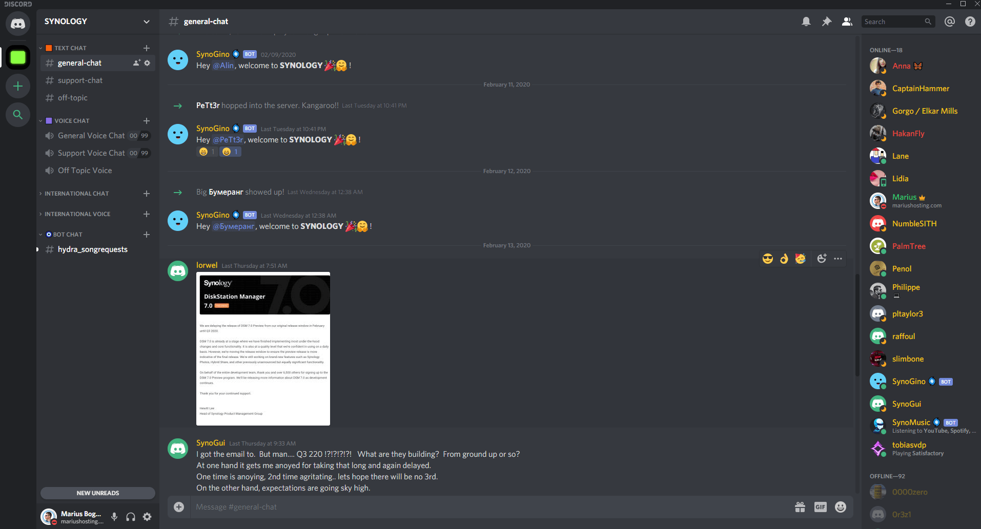 Synology Discord Community