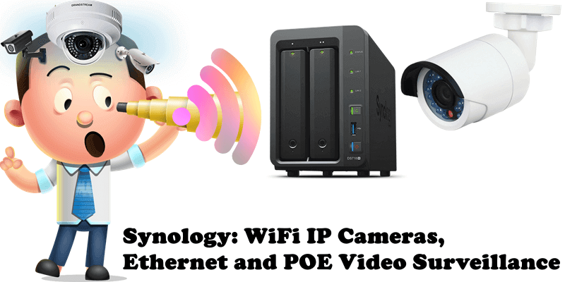 Synology: WiFi IP Cameras, Ethernet and POE Video Surveillance