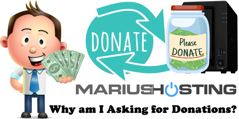 Why am I Asking for Donations mariushosting