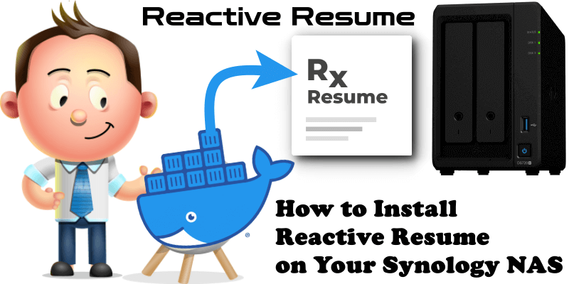 How to Install Reactive Resume on Your Synology NAS