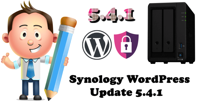 Synology WordPress Update 5.4.1