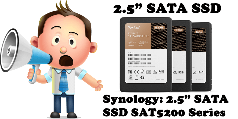 Synology 2.5” SATA SSD SAT5200 Series