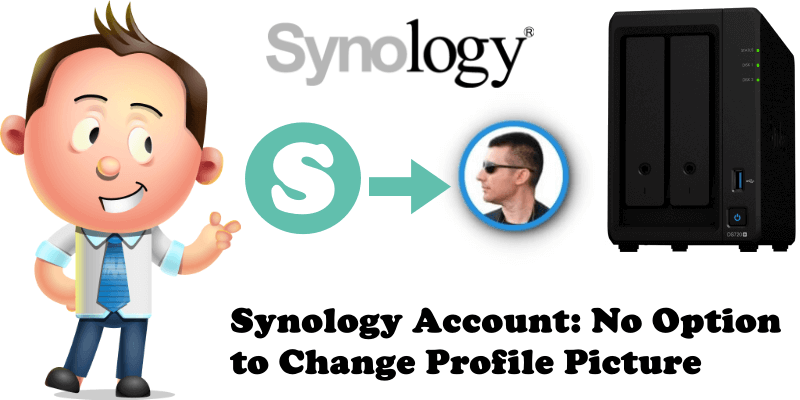 Synology Account No Option to Change Profile Picture