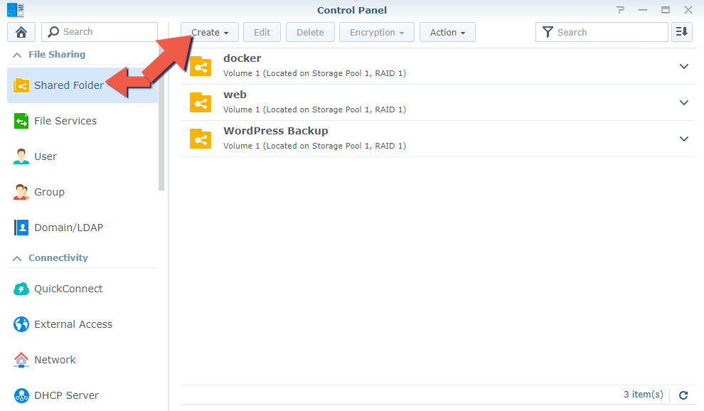 2.0 Backup shared folder Backup to Another NAS 2
