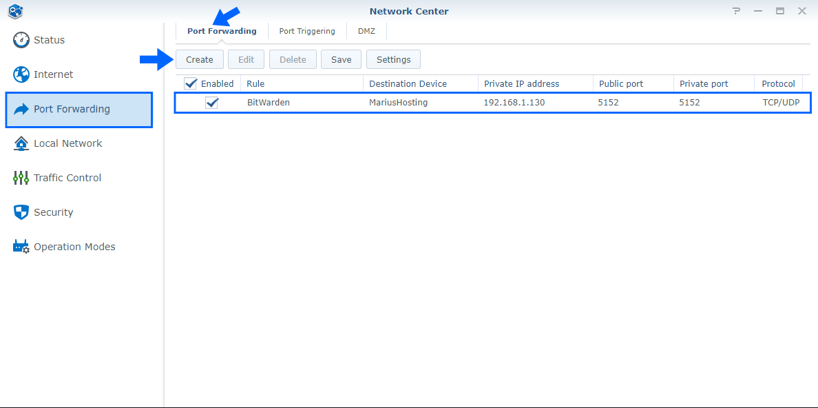 bitwarden synology