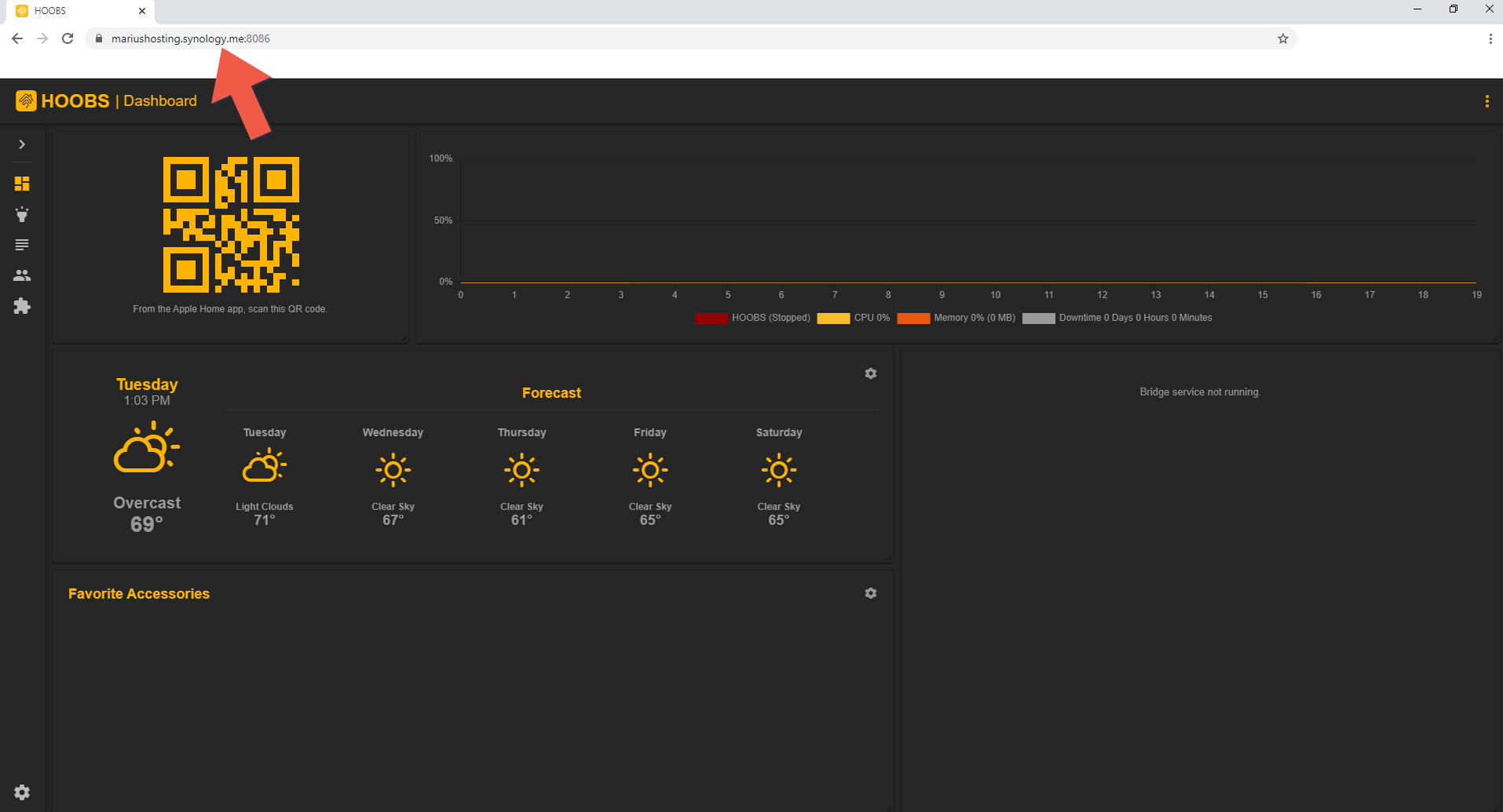 6 Synology NAS HOOBS setup HTTPS-SSL