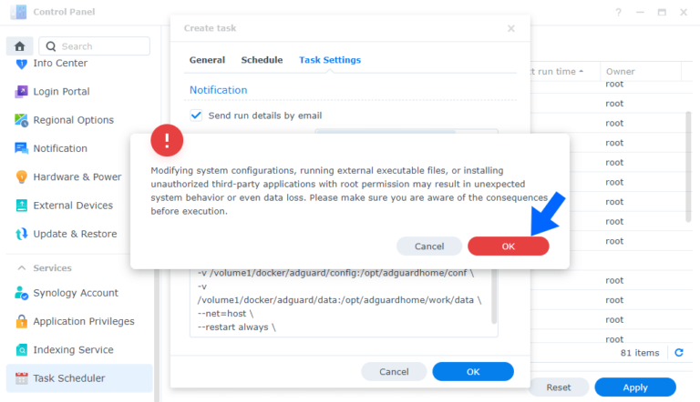 adguard home synology