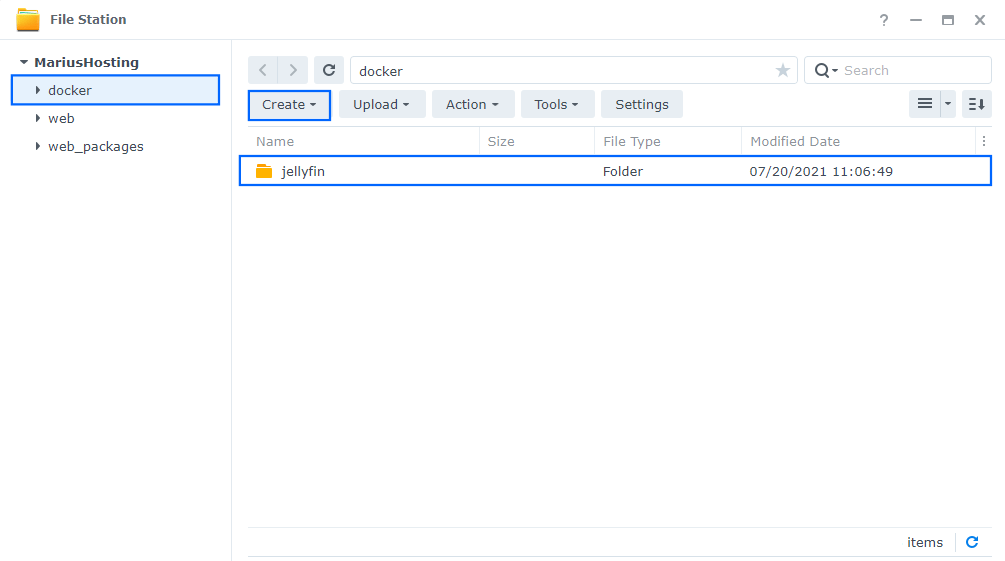 Jellyfin Synology NAS Set up 1