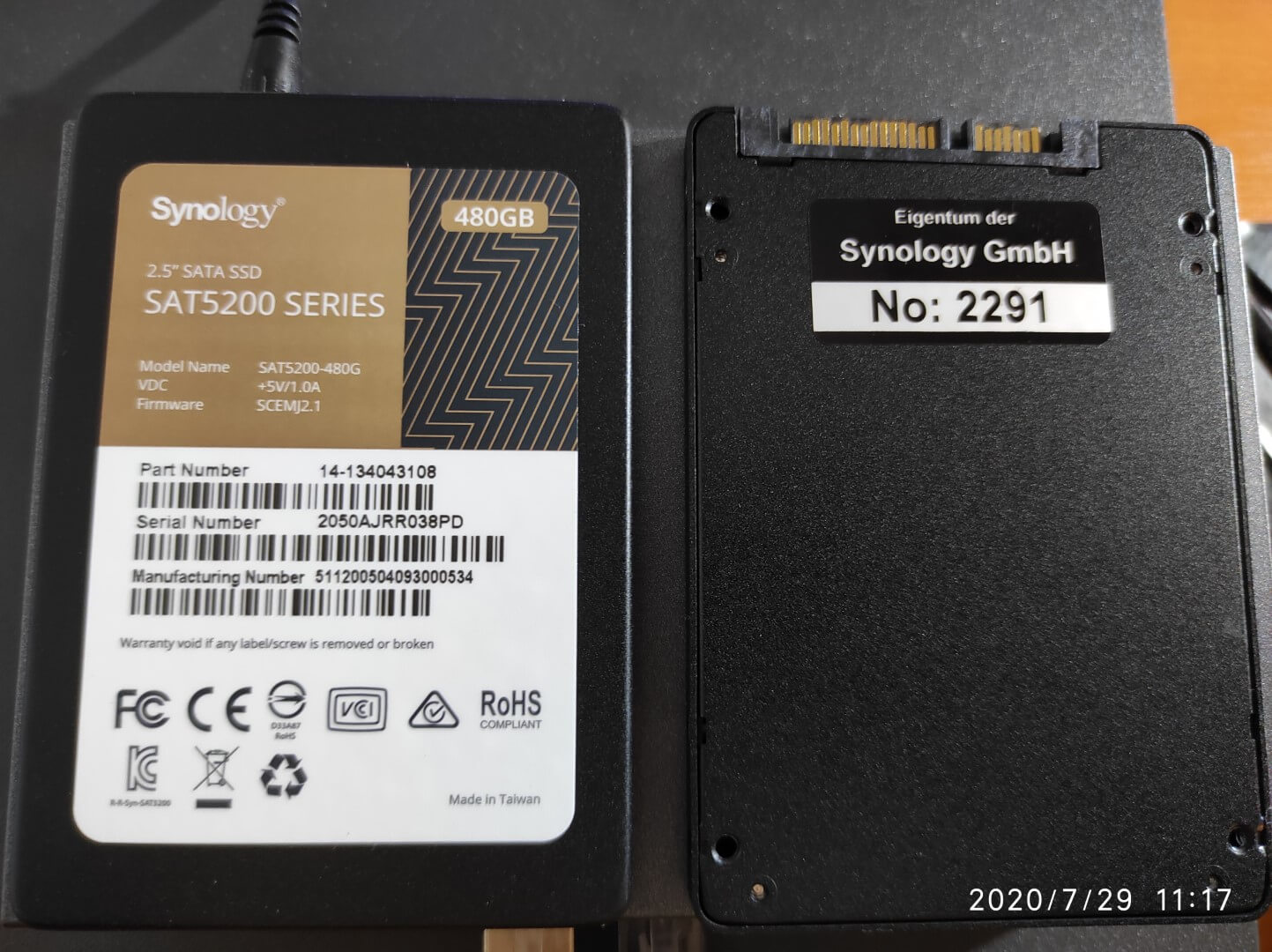 Review Synology SAT5200-480G