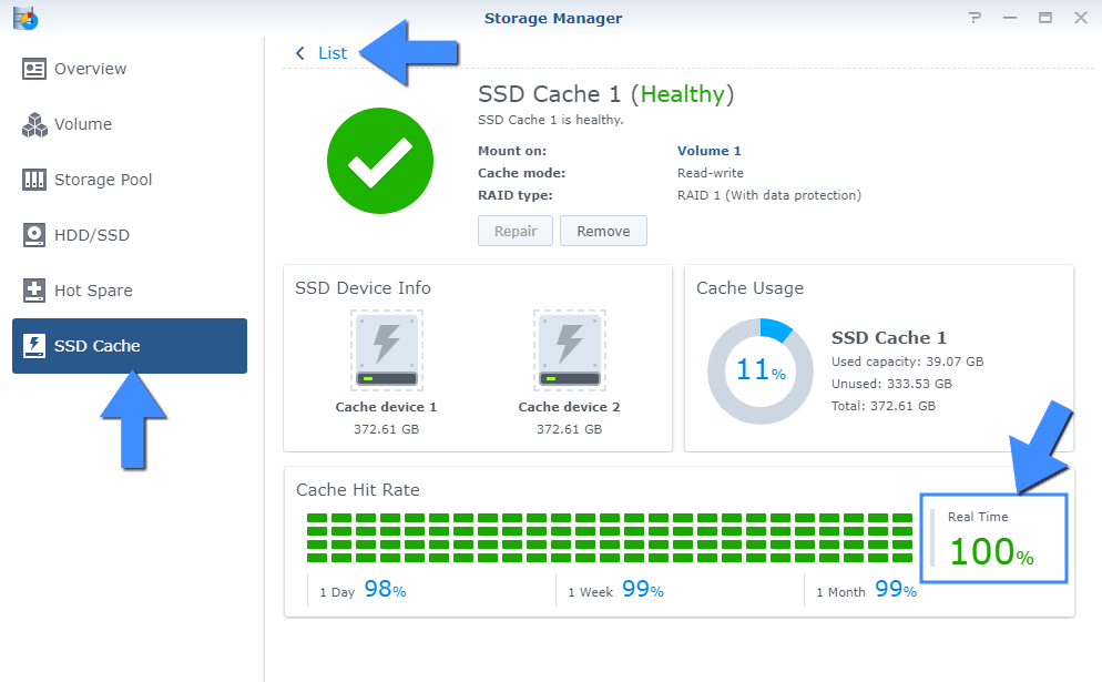 Synology on sale m2 ssd