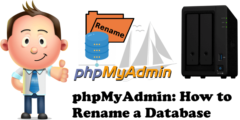 phpMyAdmin How to Rename a Database